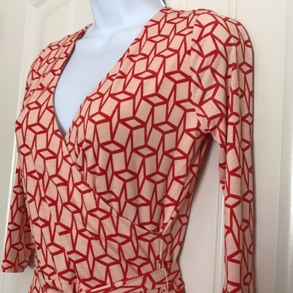 Stitch Fix Geo Cube Faux Wrap Dress - Picture 5 of 7